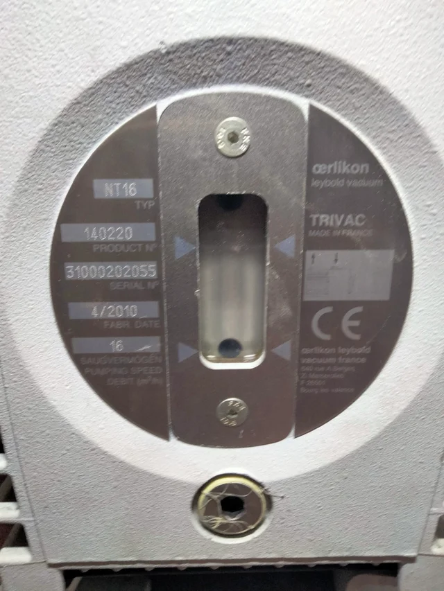 Bomba vacío Leybold Trivac NT 16 - Imagen 4