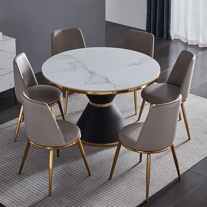 Mesa Comedor Moderna Plato Giratorio